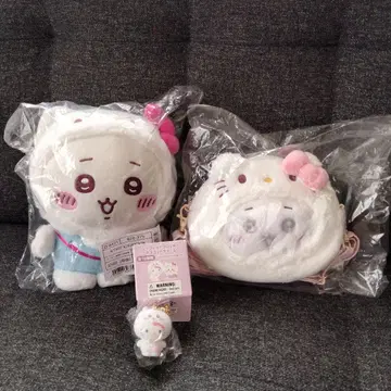 치이카와 산리오 봉제 인형 미니백 플로키 마스코트 치이카와 키티