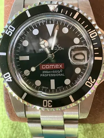 COMEX 커스텀 빨간색 서브 MOD 무브먼트는 nh35a(핵 기능)