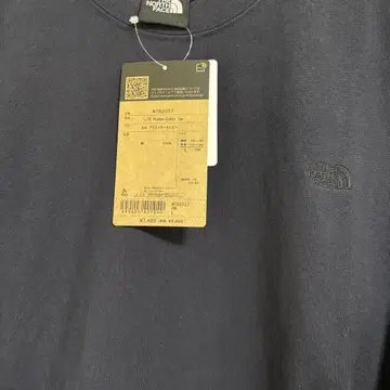 THE NORTH FACE 롱 슬리브 L 사이즈 다크 네이비