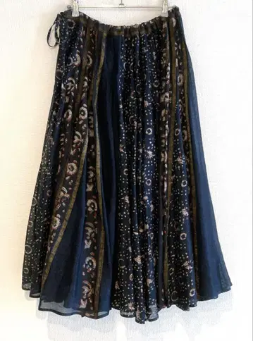 KANNOTEXTILE 칸노 텍스타일 인도 사리 롱 스커트