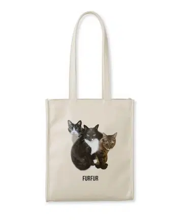 furfur 트리플 캣 토트백
