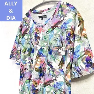 ALLY&DIA 새 패턴 트로피컬 남성용 티셔츠 L
