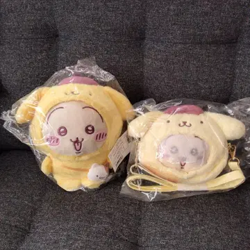 치이카와 (먼작귀) 산리오 봉제 인형 미니백 토끼 폼폼푸딩