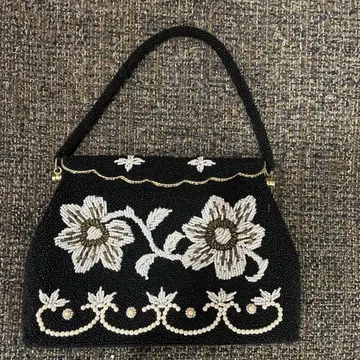 총 비즈 핸드백 쇼와 레트로