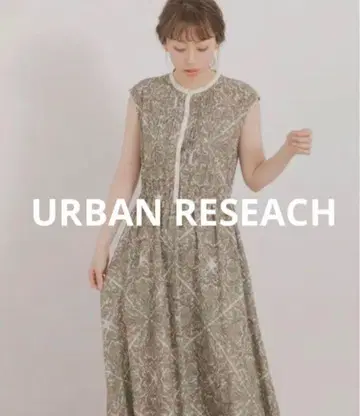 URBAN RESEARCH 에스닉 패널 무늬 페이즐리 원피스