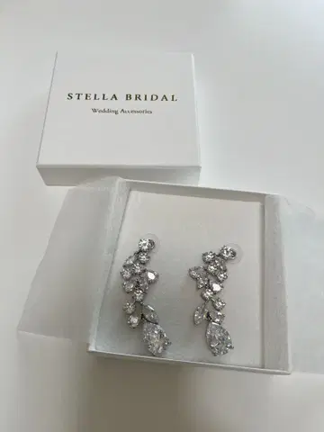 큐빅 지르코니아 귀걸이 스노우 크리스탈 - 스노우 크리스탈 II