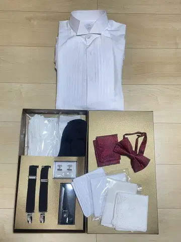 턱시도 잡화 세트 결혼식 신랑 잡화 세트