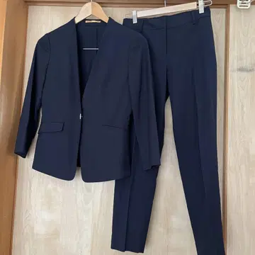 오리히카 워셔블 팬츠 수트 셋업