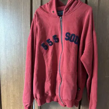 triplefivesoul 와펜 로고 집업 후드티 2XL