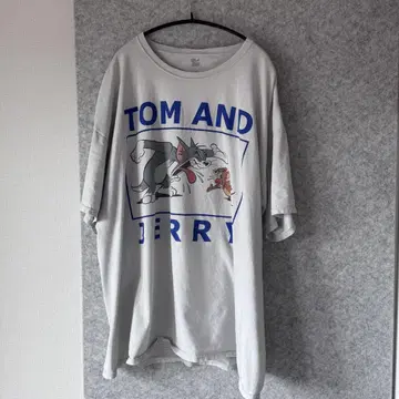 톰과 제리 오버 사이즈 티셔츠