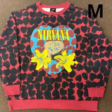 공식 닐바나 nirvana Heart Shaped BOX 맨투맨