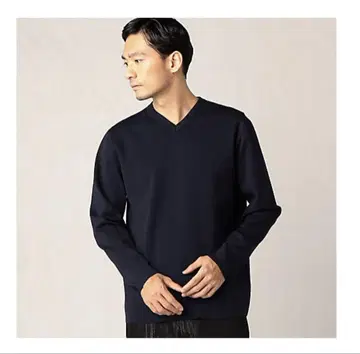 ARTISAN MEN / 아티산 맨 전체 바늘 뜨개질 V넥 스웨터