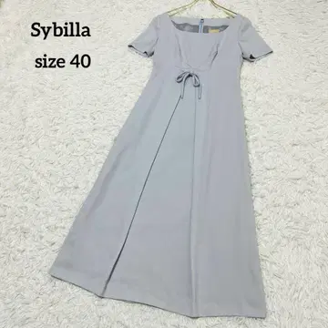 Sybilla 시빌라 카슈쿨 리본 롱 원피스 40 L