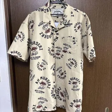 AH MURDERZ 반팔 하와이안 셔츠 XL