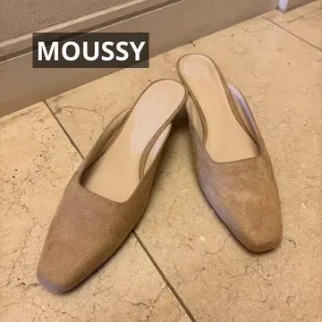 MOUSSY LOW HEEL MULE 펌프스 베이지 S