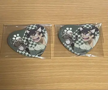 닌자 타마 란타로 난자 타운 시쿠마루 사부로 하트 캔뱃지 2개