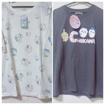 치이카와 (먼작귀) 티셔츠 2장 세트