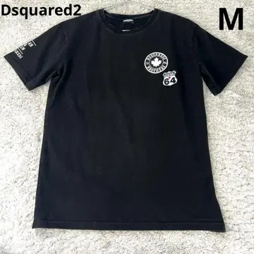 Dsquared2 디스퀘어드 티셔츠 블랙 와펜 M 사이즈