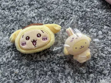 산리오 치이카와 (먼작귀) 시크릿 헤어 클립 플로키 마스코트 토끼