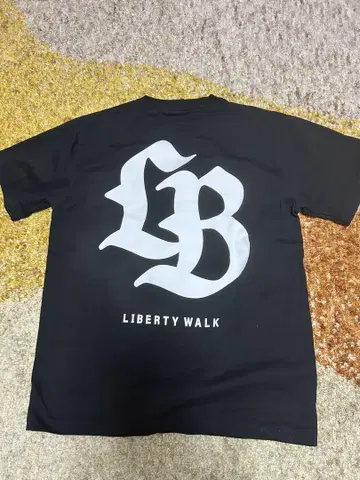 LIBERTY WALK L 사이즈 블랙 티셔츠 #리버티워크