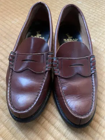 REGAL 브라운 가죽 로퍼