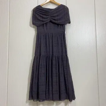 24SS CELFORD / 셀포드 셔링 튤 드레스
