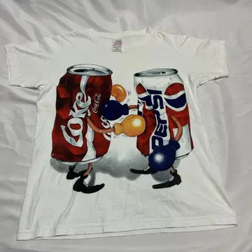 COKE&PEPSI 구제 의류 티셔츠 코카콜라