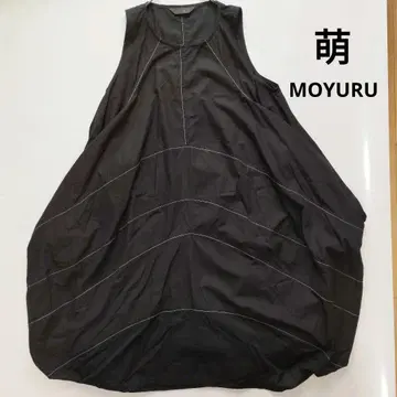 모에 모유루 벌룬 변형 스티치 롱 원피스 최근 모델