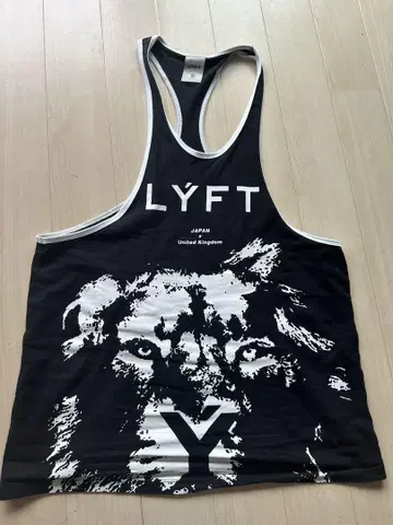 LYFT 라이온 프린트 탱크탑 S 사이즈