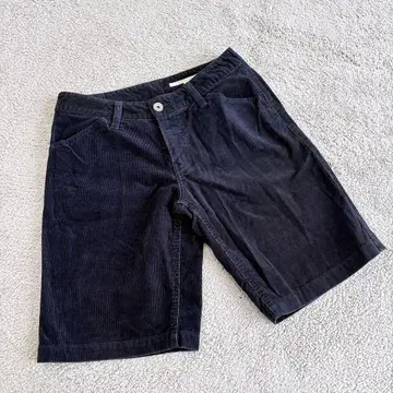 안라시네 코듀로이 하프 팬츠 네이비 L