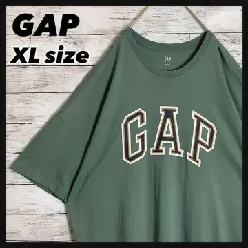 갭 GAP 빅 로고 칼리지 로고 카키 그린 그린 옅은 색상 빅 루즈