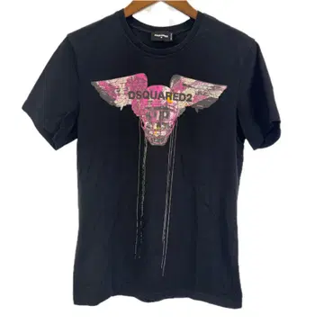 DSQUARED2 디스퀘어드 블랙 티셔츠 티셔츠 M
