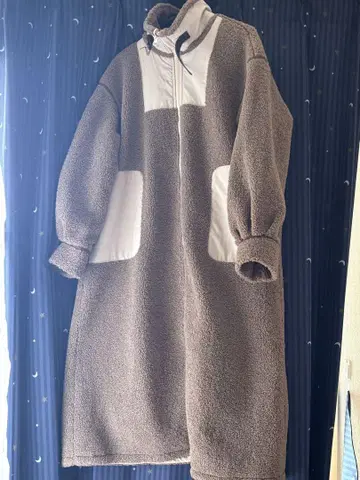 퀼팅 코트 보아 코트