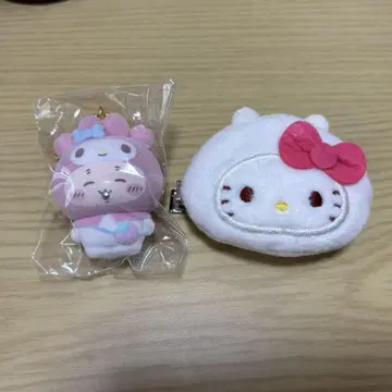 산리오 치이카와 (먼작귀) 시크릿 플로키 마스코트 참 헤어 클립