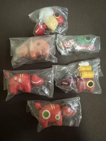 야채 베코 꽃 베코 나란히 피규어 가챠