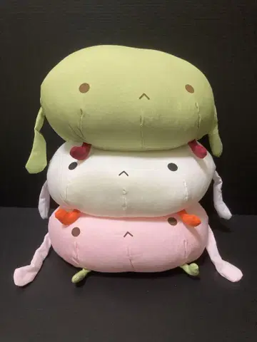 시나다 모치 MO-chi 봉제 인형 3색 세트 미사용 새상품