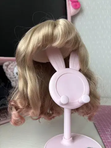 아이시 인형 두피 포함 가발 염색
