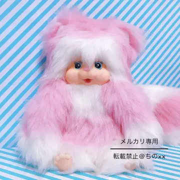 핸드메이드 해외 작가 파스텔 핑크 고양이 인형 팬 시트 봉제 인형