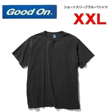 굿온 크루 티셔츠 P-블랙 XXL GOST-7012X