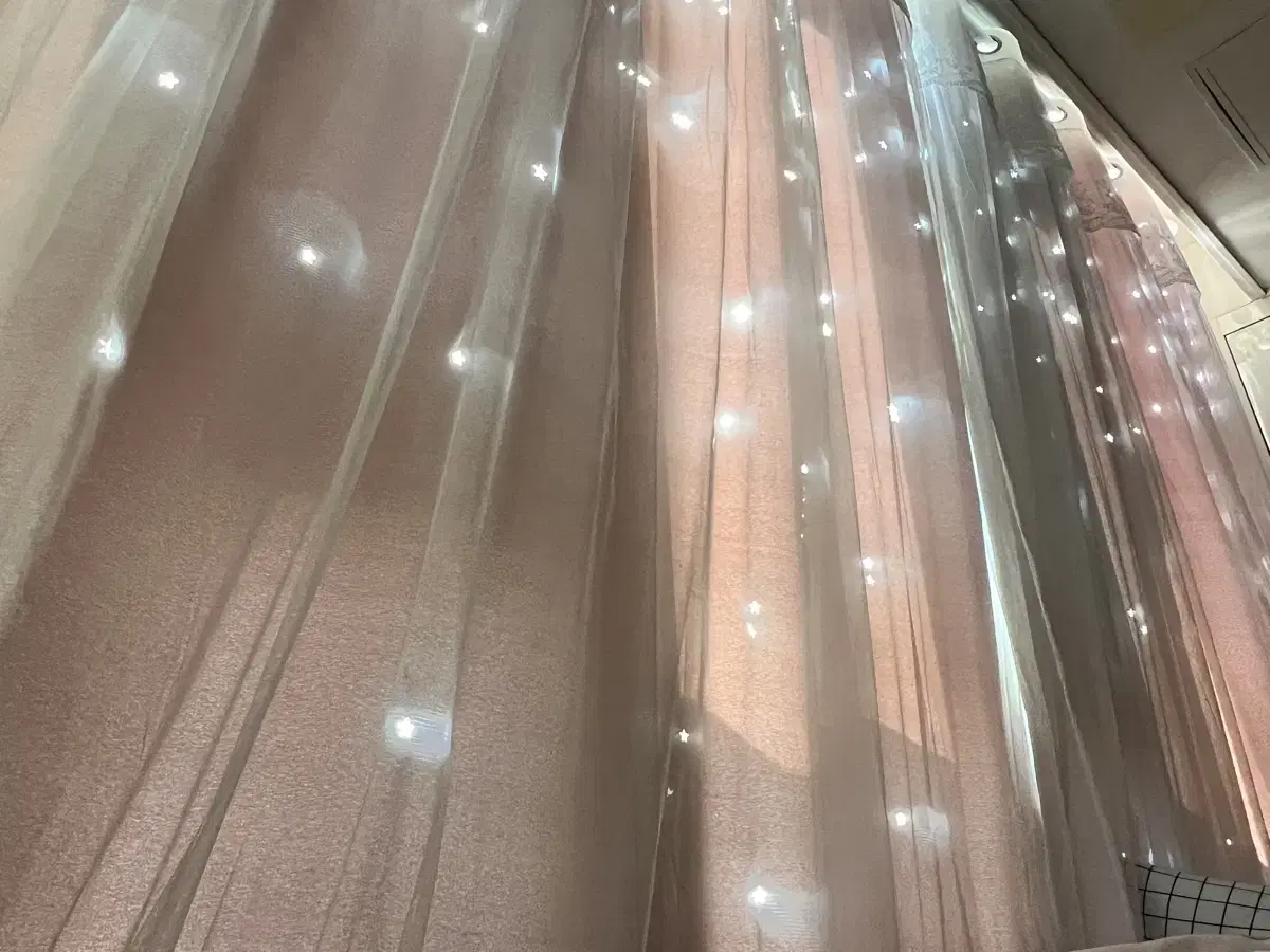 Eyelet Lace Blackout Punching Curtain
