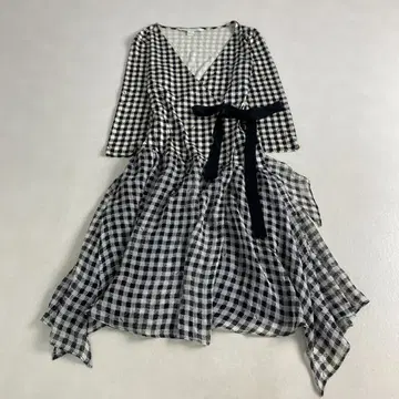 다이앤 폰 파스텐버그 원피스 카슈쿨 깅엄 체크