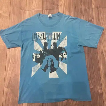 GILDAN LED ZEPPELIN 티셔츠 L 사이즈 라이트 블루