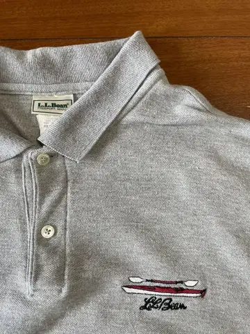 L.L.Bean 그레이 피케 셔츠