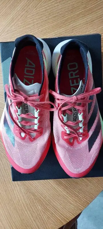 ADIZERO 러닝화 핑크 남성용