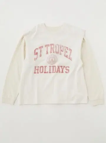 moussy 빈티지 스타일 레이어드 티셔츠