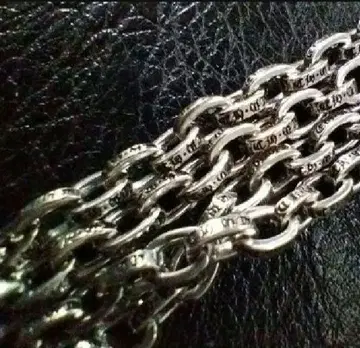 새상품 약 50cm 페이퍼 체인 silver925