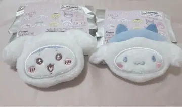치이카와 산리오 시크릿 헤어 클립 하치와레 세트