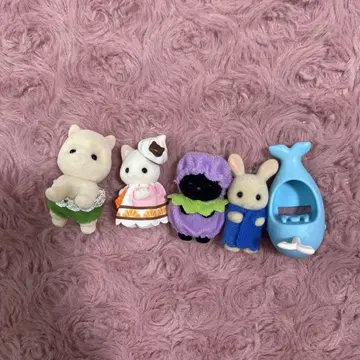 실바니안 패밀리 인형 세트 보트 포함