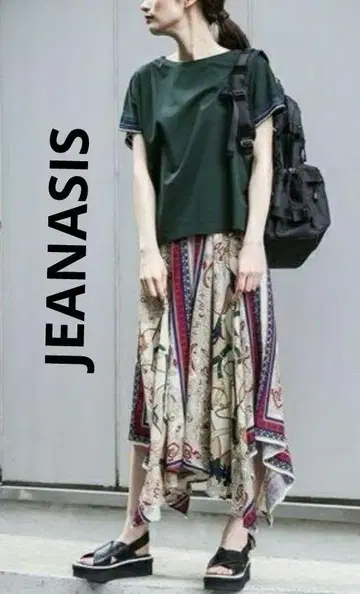 JEANASIS 지나시스 모듬 스카프 아지메 스커트