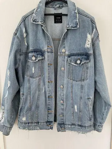 Bershka 데미지 데님 자켓